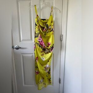 Rachel Roy Cowl Neck Silky Dress